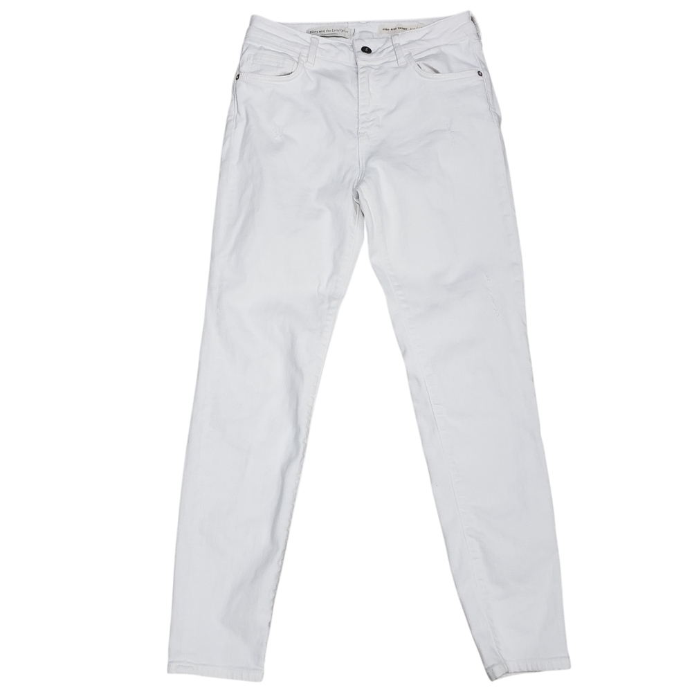 Pilcro and Letterpress by Anthropologie High Rise Skinny Jeans Size 28